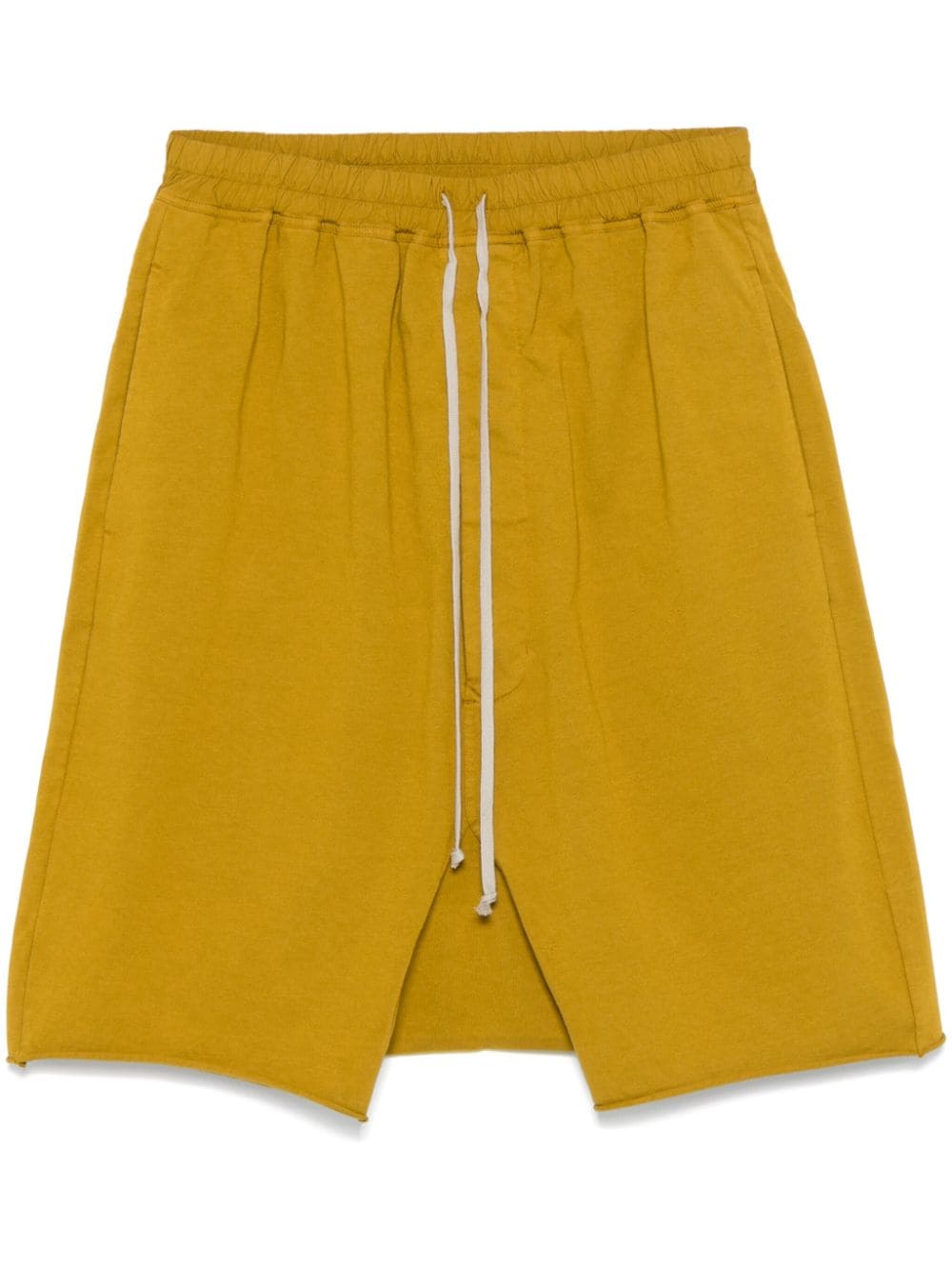 Rick Owens DRKSHDW drop-crotch shorts - Yellow von Rick Owens DRKSHDW