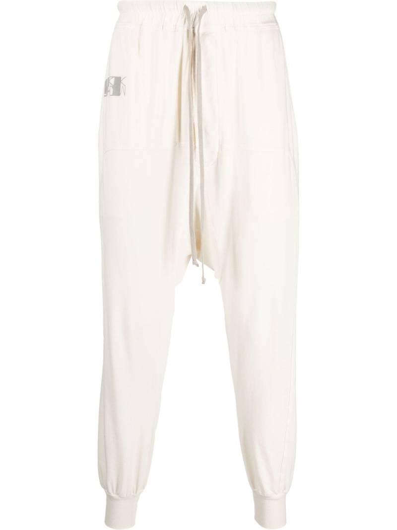 Rick Owens DRKSHDW drop crotch tapered track pants - Neutrals von Rick Owens DRKSHDW