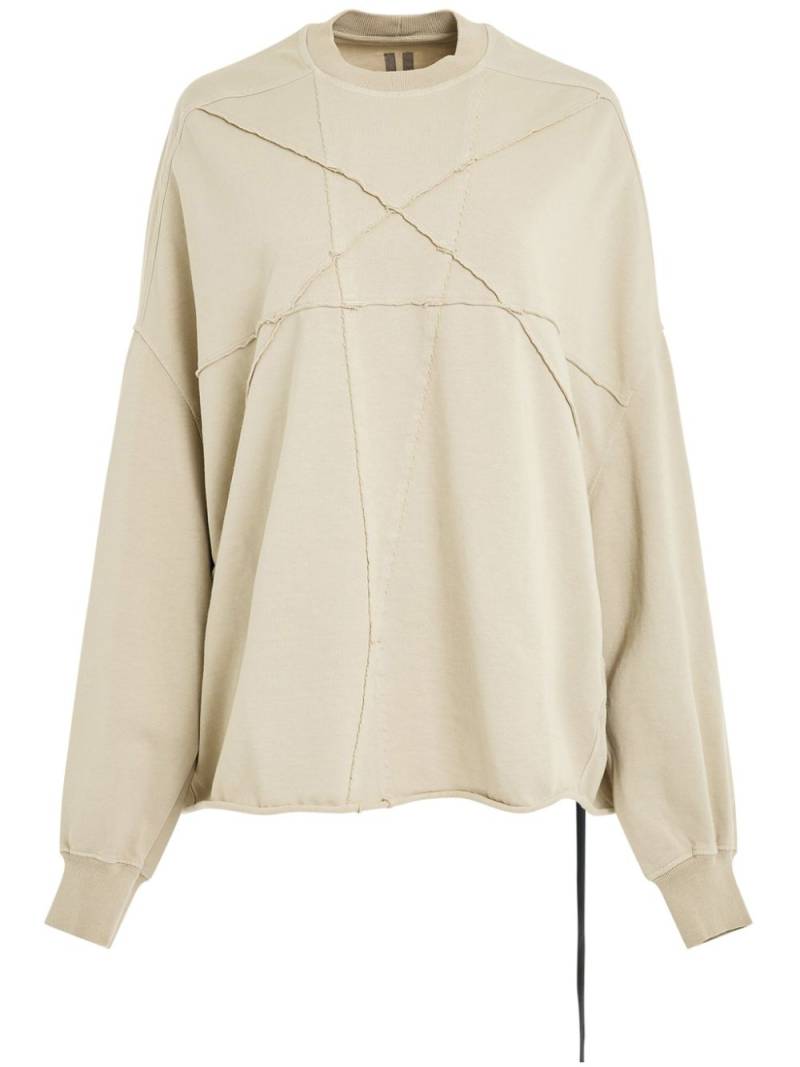 Rick Owens DRKSHDW drop-shoulder sweatshirt - Neutrals von Rick Owens DRKSHDW