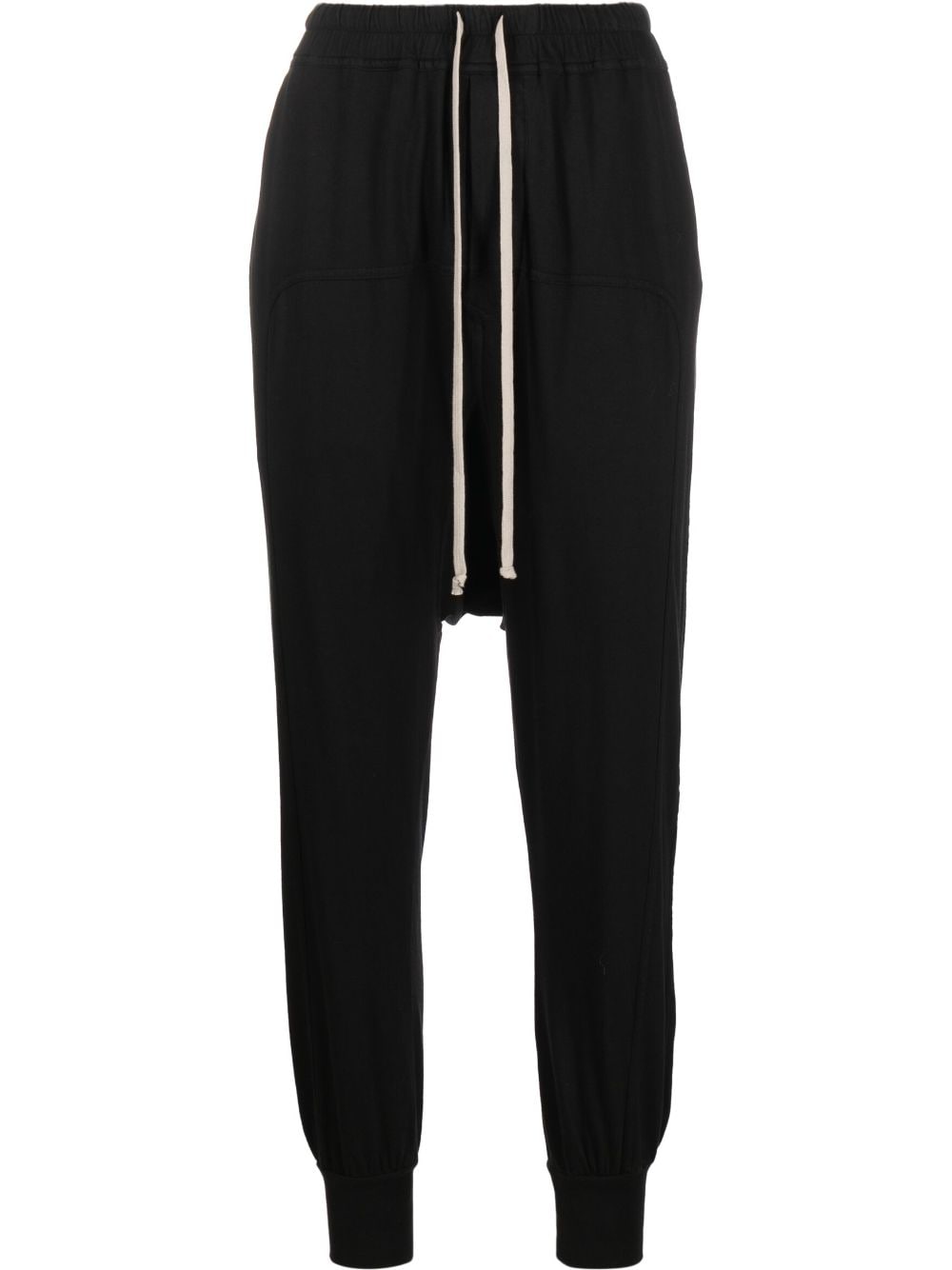 Rick Owens DRKSHDW dropped-crotch track pants - Black von Rick Owens DRKSHDW