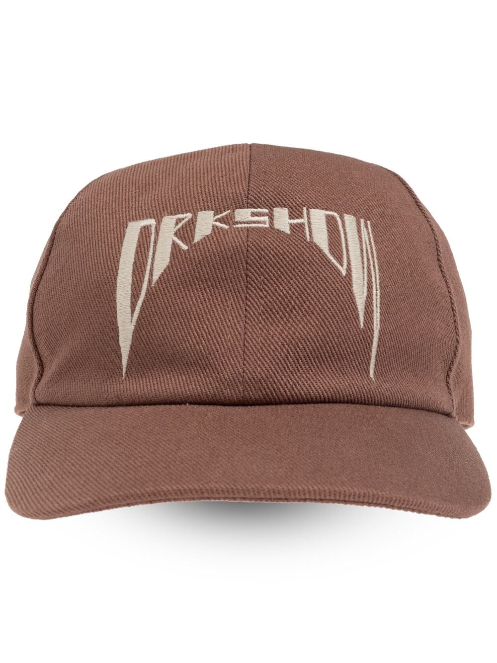 Rick Owens DRKSHDW embroidered-logo cap - Brown von Rick Owens DRKSHDW