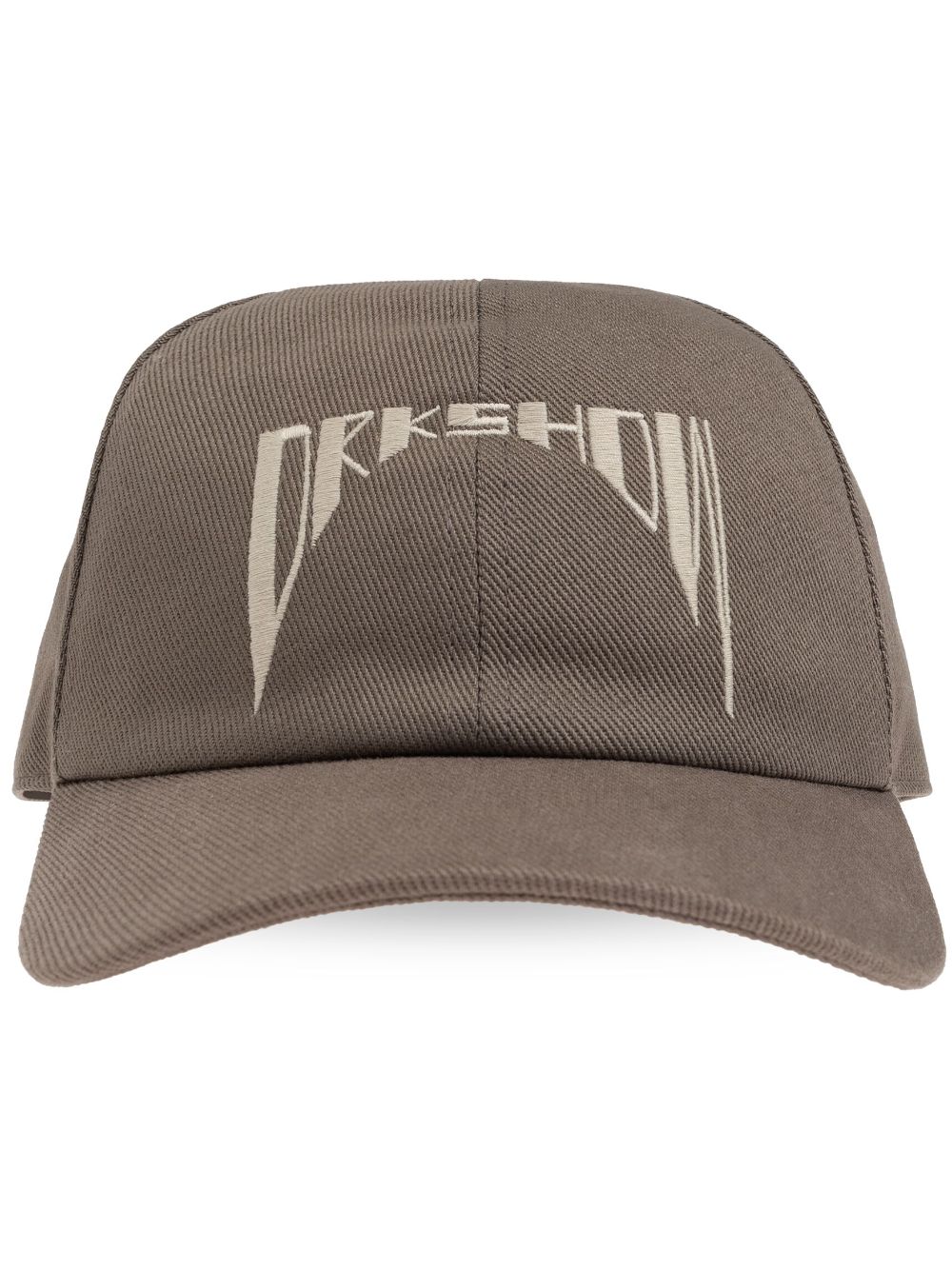 Rick Owens DRKSHDW embroidered-logo cap - Grey von Rick Owens DRKSHDW