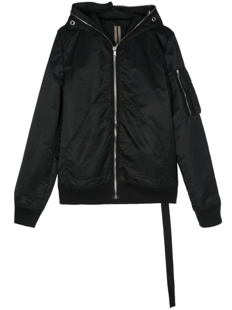 Rick Owens DRKSHDW eyelet-detail hooded jacket - Black von Rick Owens DRKSHDW