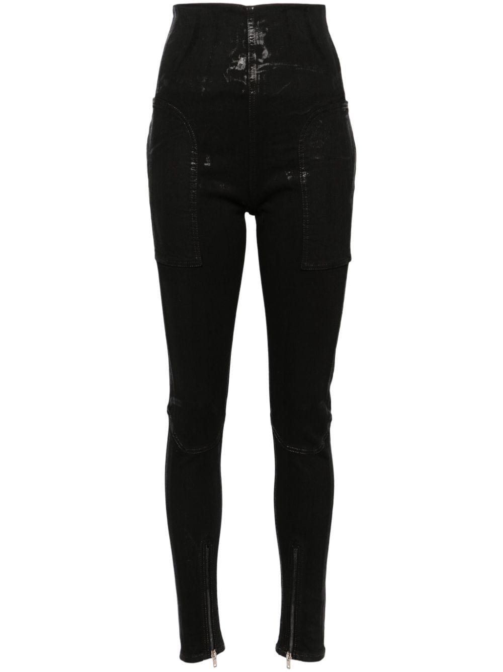 Rick Owens DRKSHDW high-rise skinny jeans - Black von Rick Owens DRKSHDW