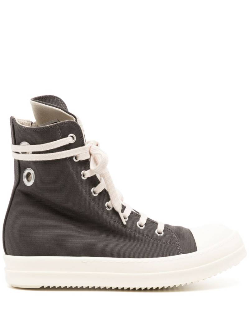 Rick Owens DRKSHDW high-top canvas sneakers - Grey von Rick Owens DRKSHDW