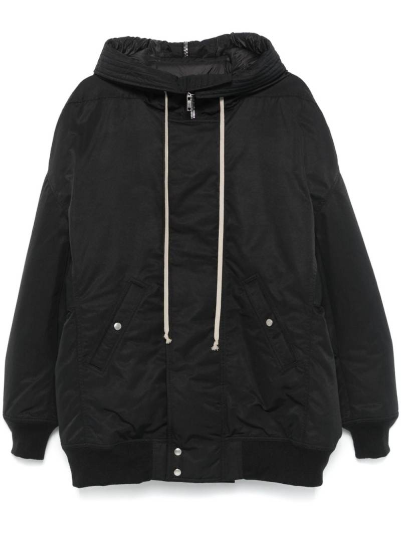 Rick Owens DRKSHDW hooded bomber jacket - Black von Rick Owens DRKSHDW