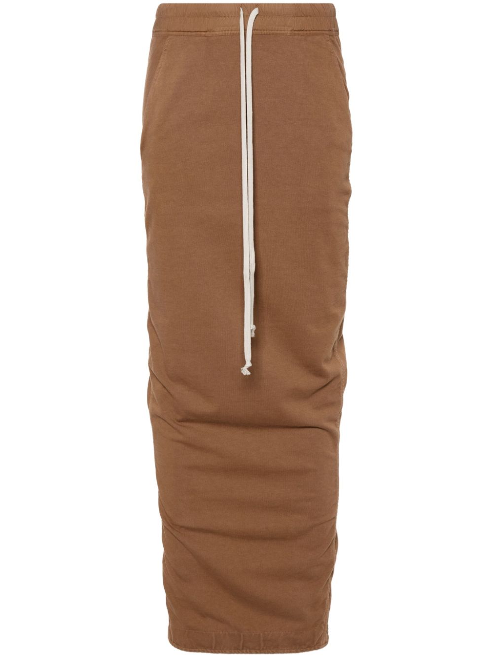 Rick Owens DRKSHDW jersey midi skirt - Brown von Rick Owens DRKSHDW