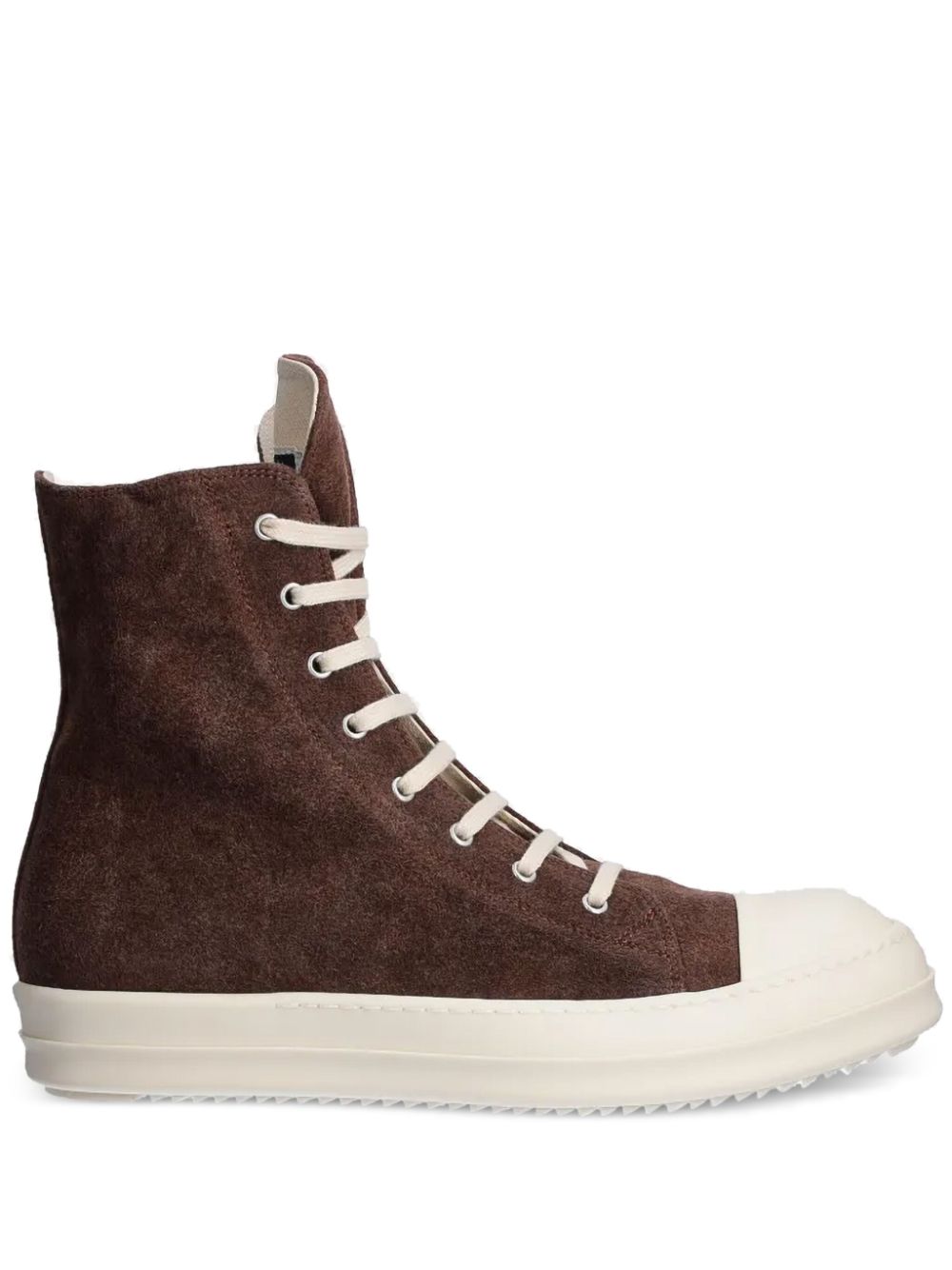 Rick Owens DRKSHDW lace-up high-top sneakers - Brown von Rick Owens DRKSHDW