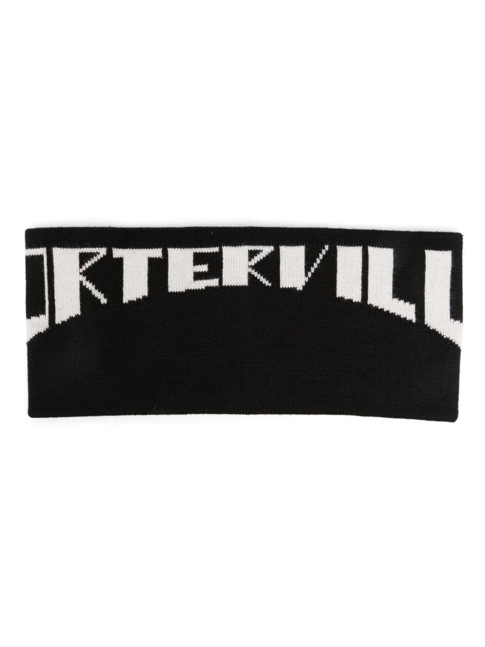 Rick Owens DRKSHDW logo-jacquard headband - Black von Rick Owens DRKSHDW