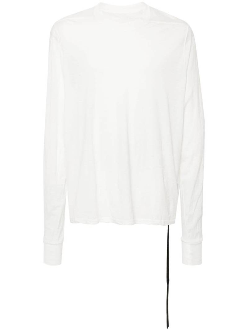 Rick Owens DRKSHDW logo-strap longsleeved T-shirt - White von Rick Owens DRKSHDW