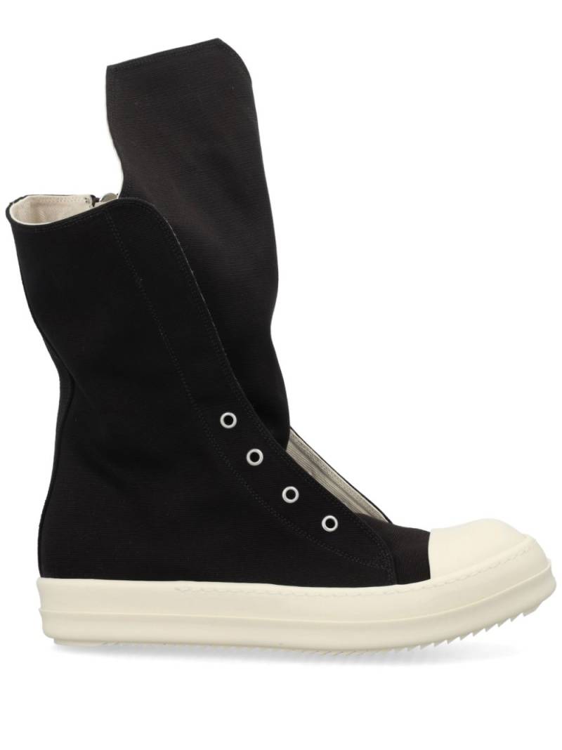 Rick Owens DRKSHDW oversize-tongue sneakers - Black von Rick Owens DRKSHDW