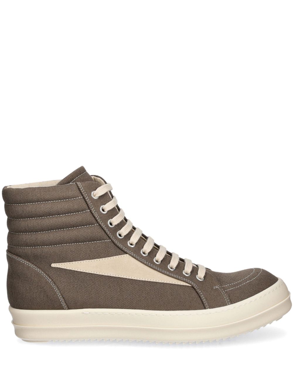 Rick Owens DRKSHDW padded high-stop sneakers - Brown von Rick Owens DRKSHDW