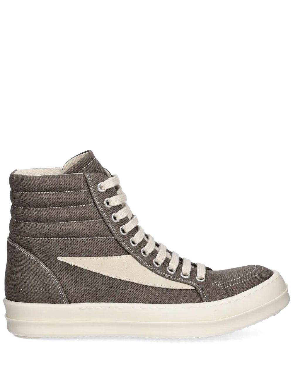 Rick Owens DRKSHDW padded high-stop sneakers - Grey von Rick Owens DRKSHDW