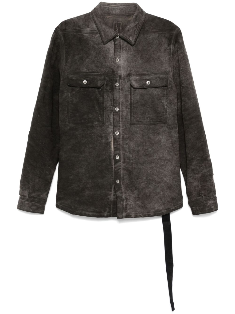 Rick Owens DRKSHDW padded shirt jacket - Grey von Rick Owens DRKSHDW