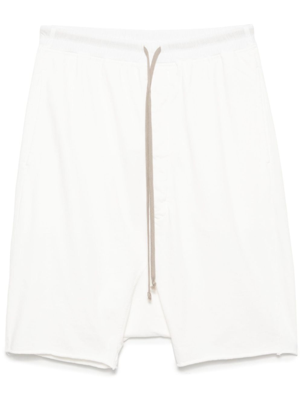 Rick Owens DRKSHDW pods drawstring cotton shorts - Neutrals von Rick Owens DRKSHDW