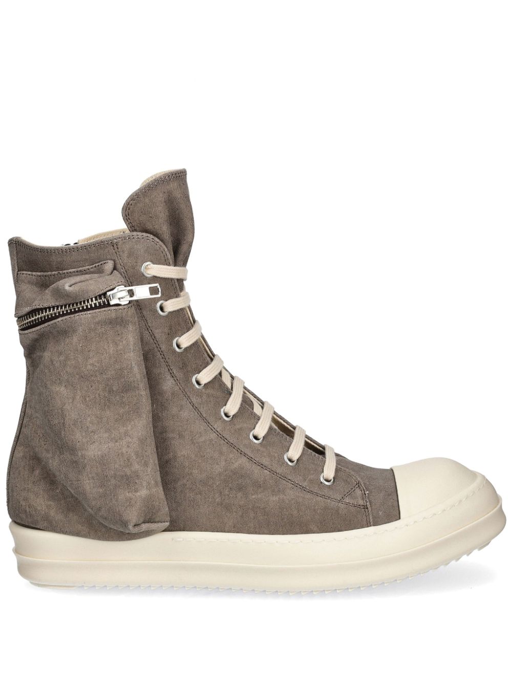 Rick Owens DRKSHDW side-pocket high-top sneakers - Grey von Rick Owens DRKSHDW