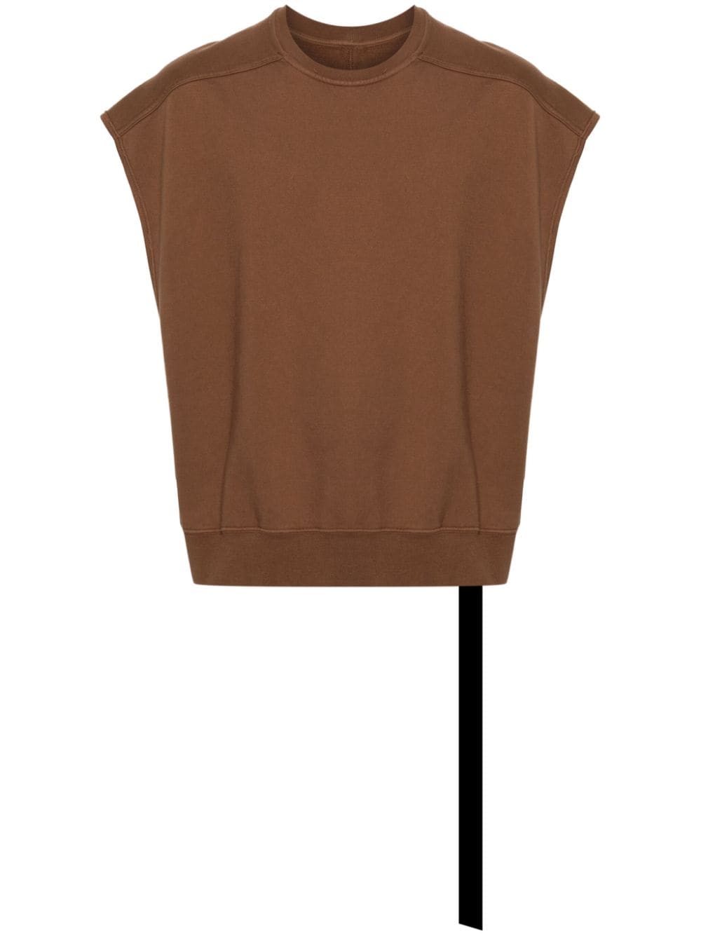 Rick Owens DRKSHDW sleeveless organic cotton sweatshirt - Brown von Rick Owens DRKSHDW