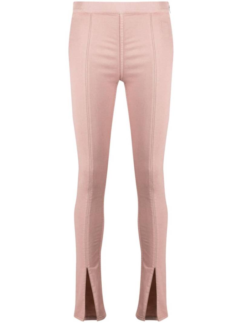 Rick Owens DRKSHDW slit-detail leggings - Pink von Rick Owens DRKSHDW