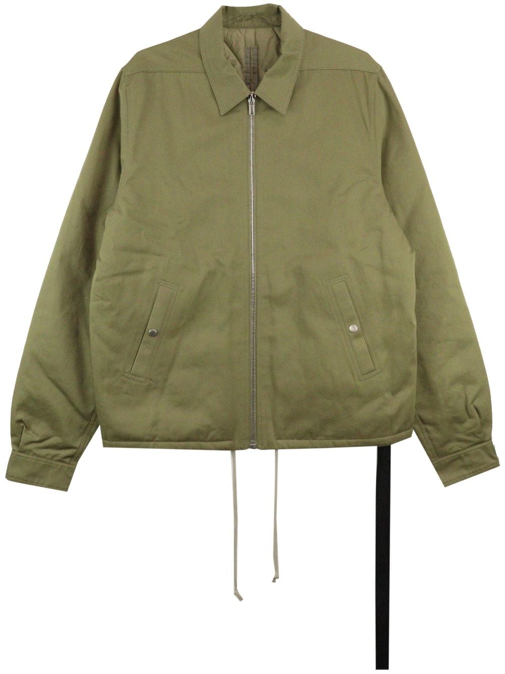 Rick Owens DRKSHDW strap-detail zip-up windbreaker jacket - Green von Rick Owens DRKSHDW