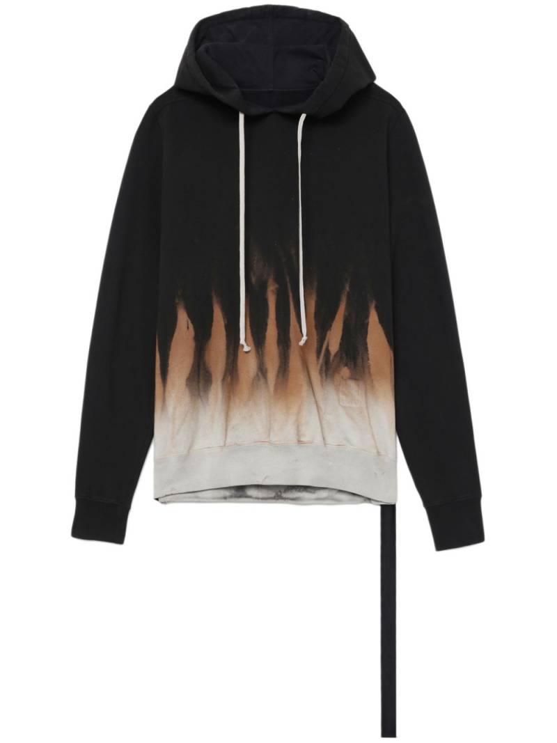 Rick Owens DRKSHDW tie-dye hoodie - Black von Rick Owens DRKSHDW