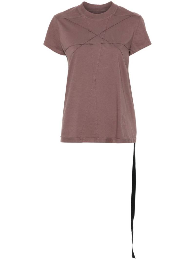 Rick Owens DRKSHDW tonal-stitching cotton T-shirt - Purple von Rick Owens DRKSHDW