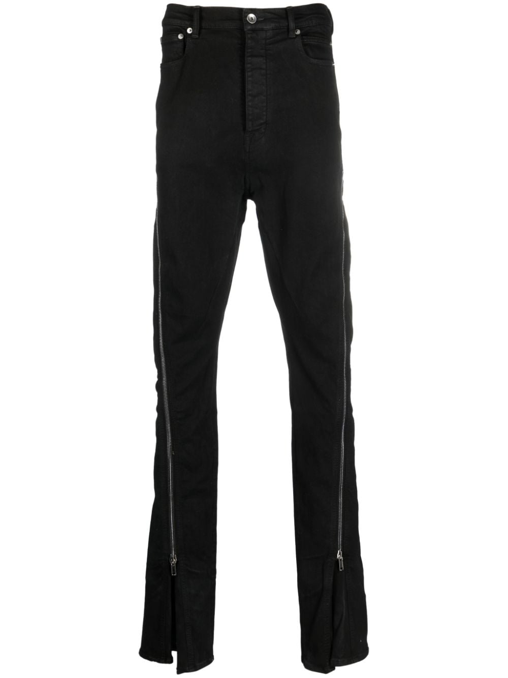 Rick Owens DRKSHDW zip-detail slim-fit jeans - Black von Rick Owens DRKSHDW