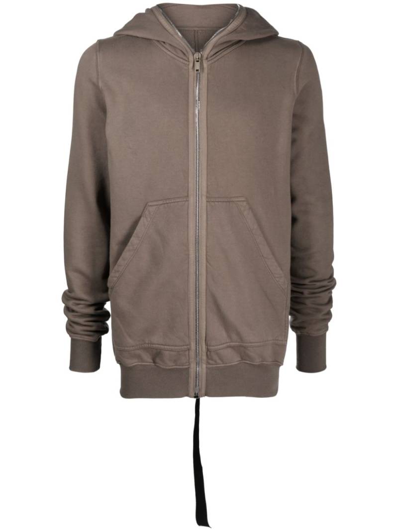 Rick Owens DRKSHDW zip-up organic cotton hoodie - Brown von Rick Owens DRKSHDW