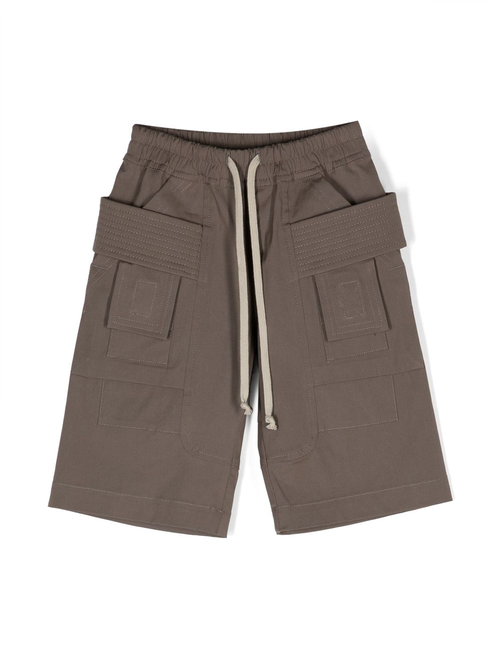 Rick Owens Kids Creatch drawstring cargo shorts - Brown von Rick Owens Kids