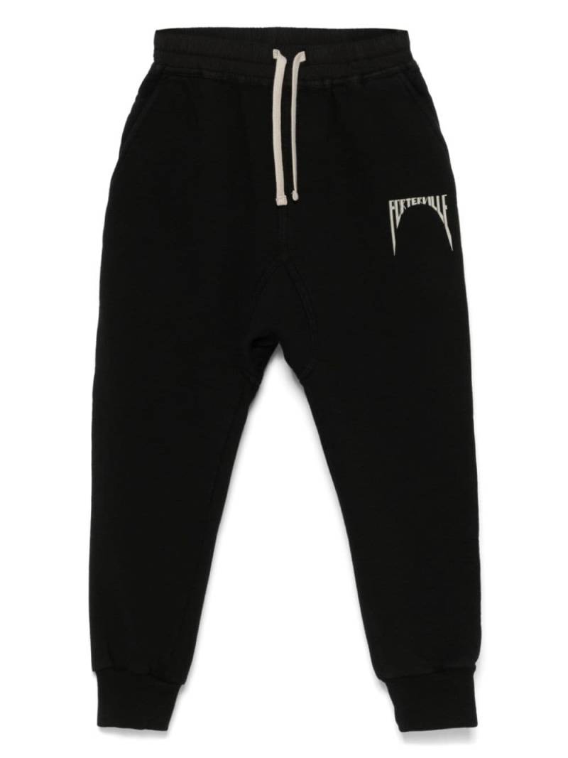 Rick Owens Kids drawstring track pants - Black von Rick Owens Kids