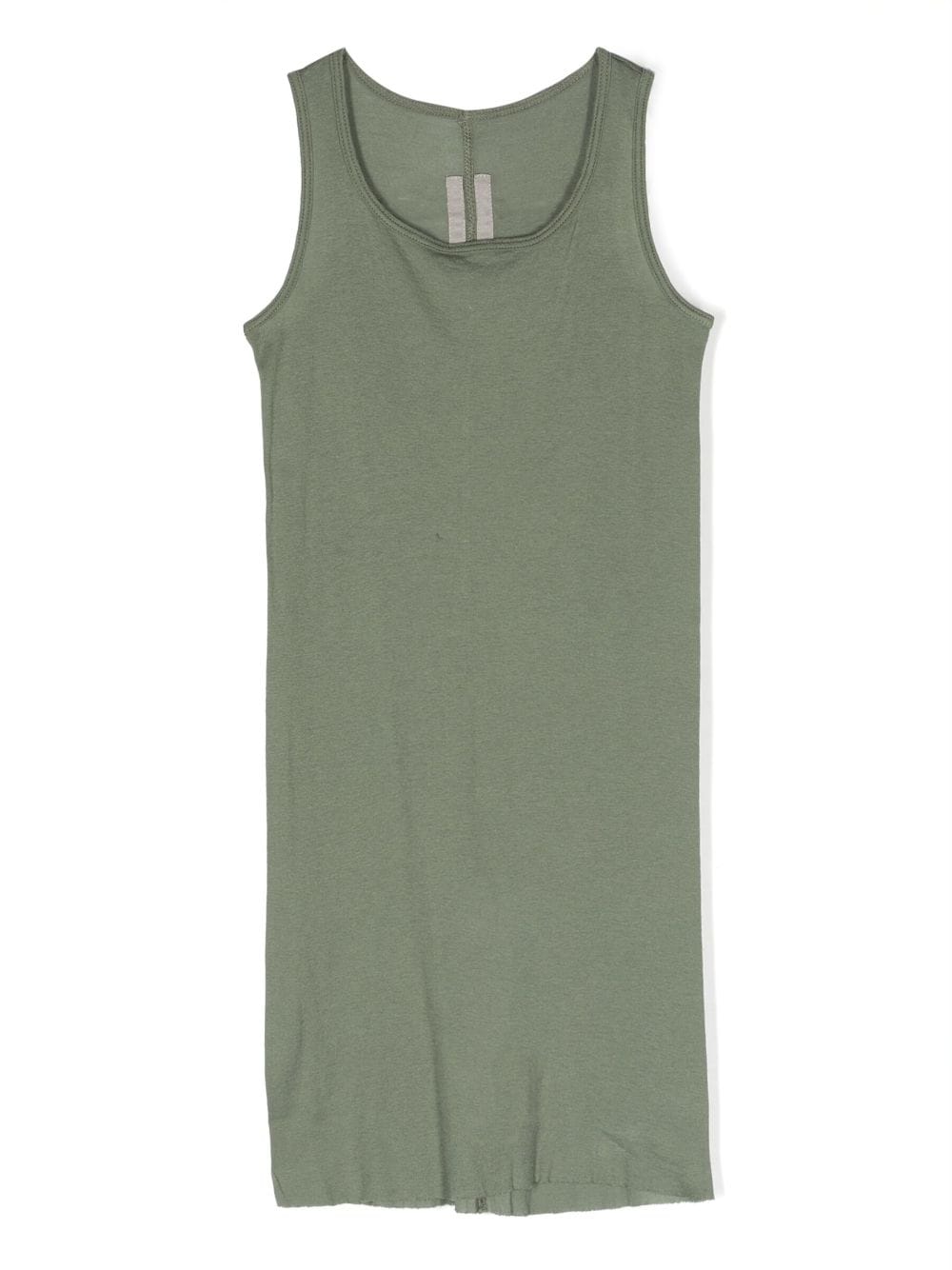 Rick Owens Kids long cotton tank top - Green von Rick Owens Kids