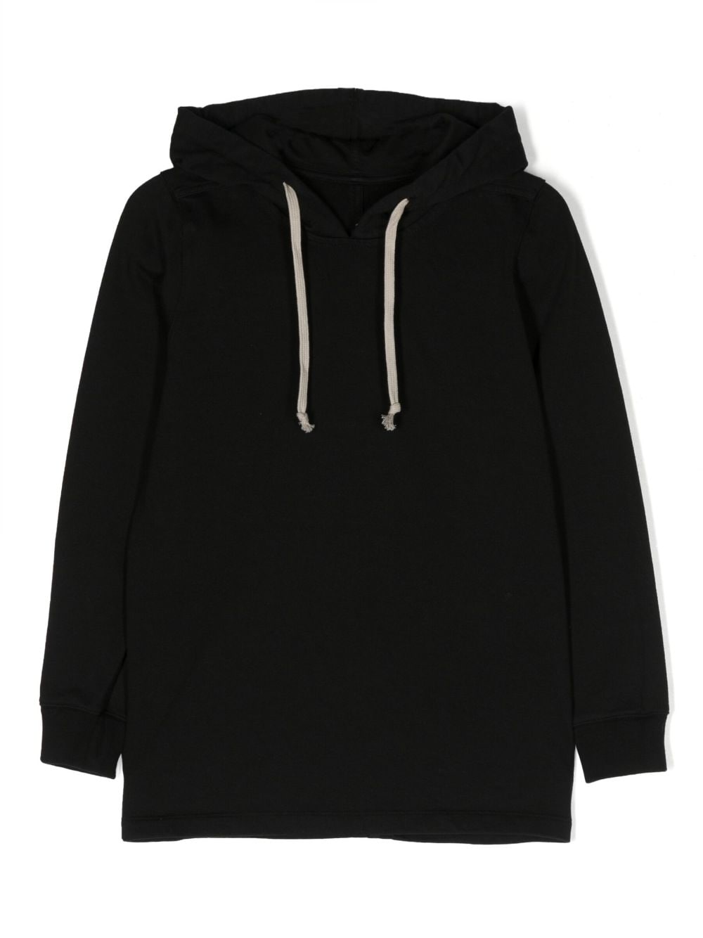 Rick Owens Kids long-sleeved cotton hoodie - Black von Rick Owens Kids