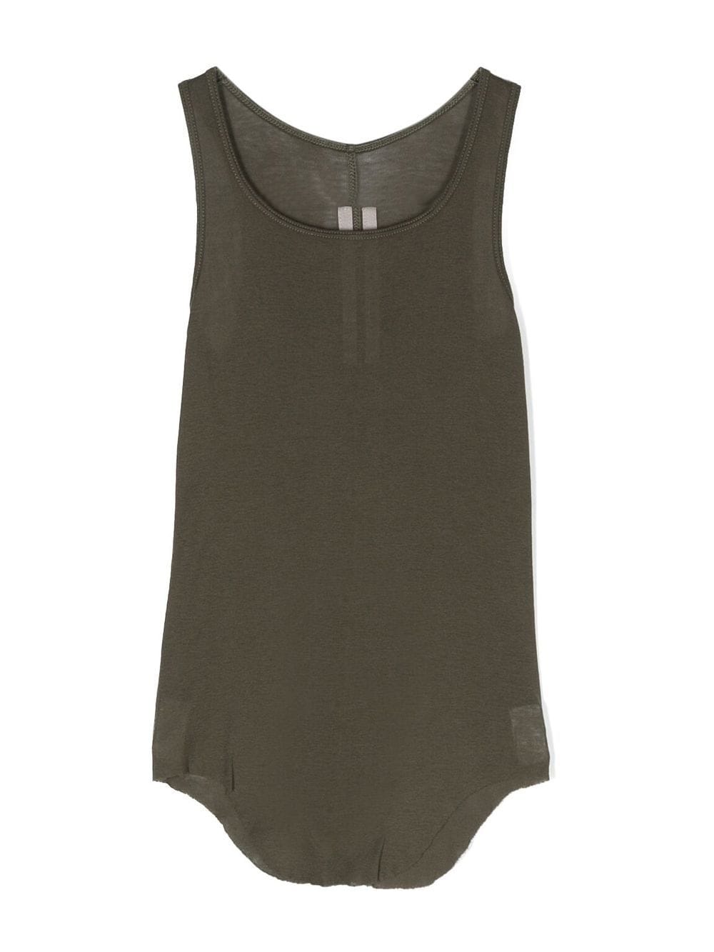 Rick Owens Kids organic-cotton jersey tank top - Green von Rick Owens Kids