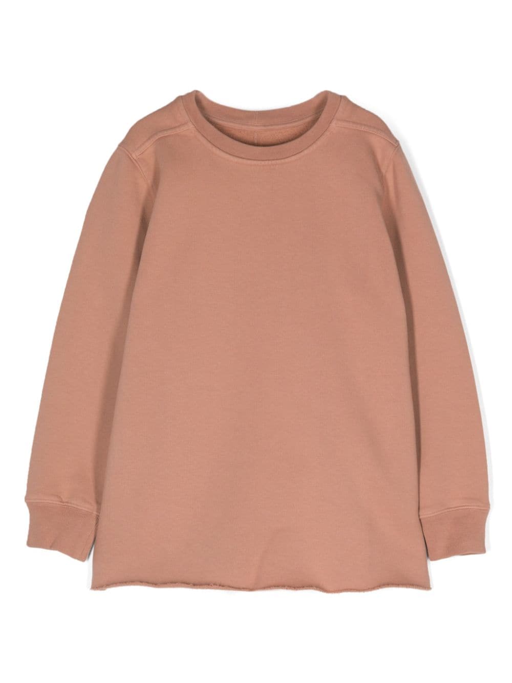 Rick Owens Kids raw-cut sweatshirt - Pink von Rick Owens Kids