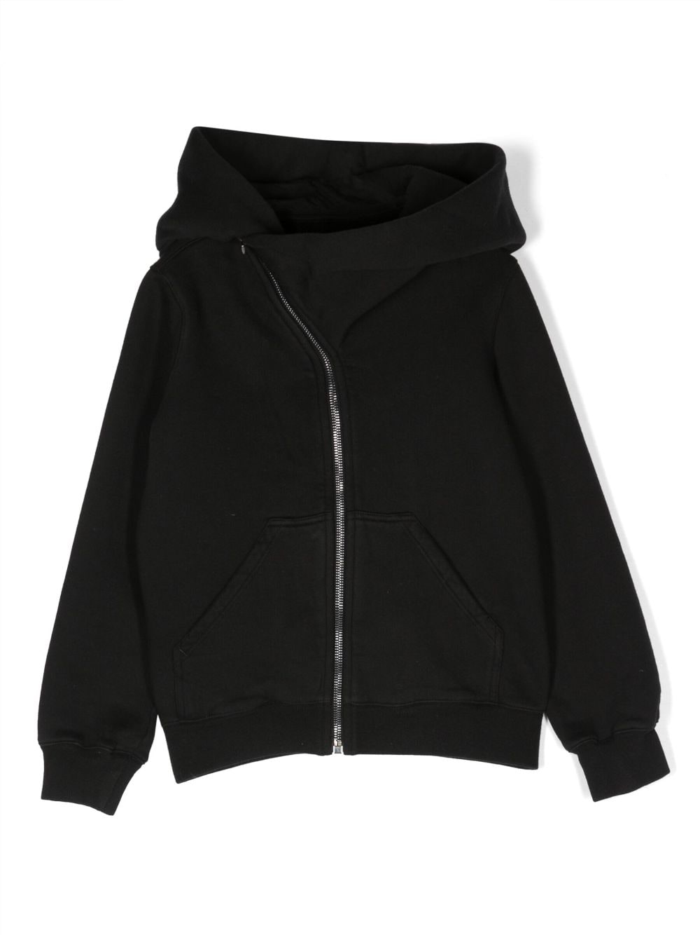 Rick Owens Kids zip-up cotton hoodie - Black von Rick Owens Kids