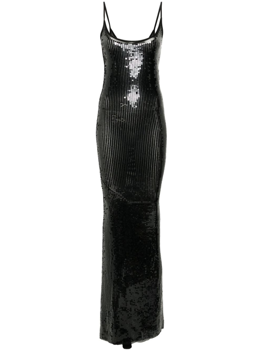 Rick Owens Lilies Slip Gown sequin-design dress - Black von Rick Owens Lilies