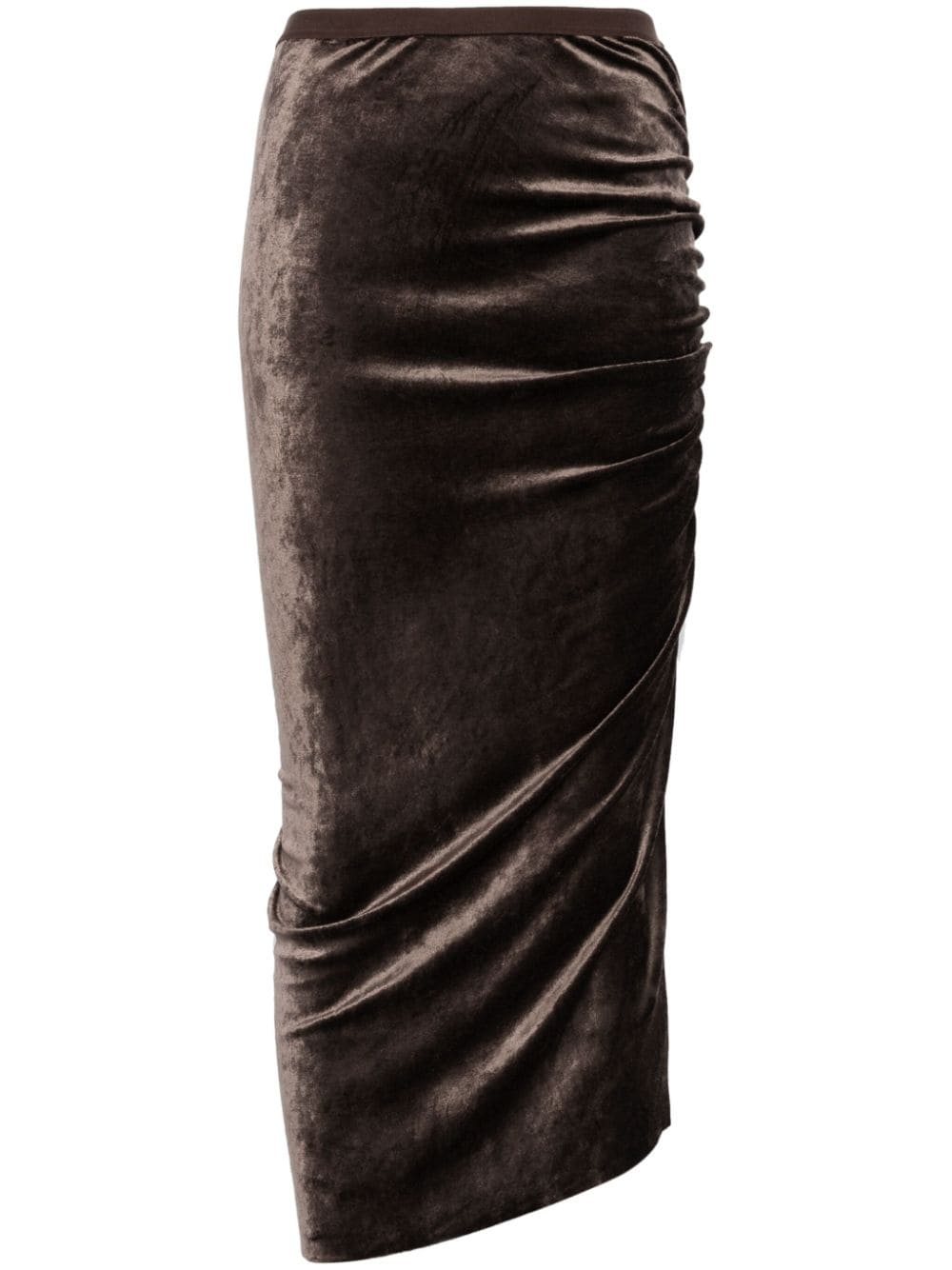 Rick Owens Lilies Svita midi skirt - Brown von Rick Owens Lilies