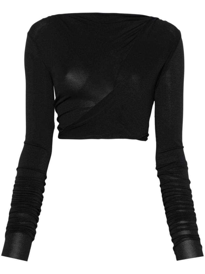 Rick Owens Lilies crop top - Black von Rick Owens Lilies