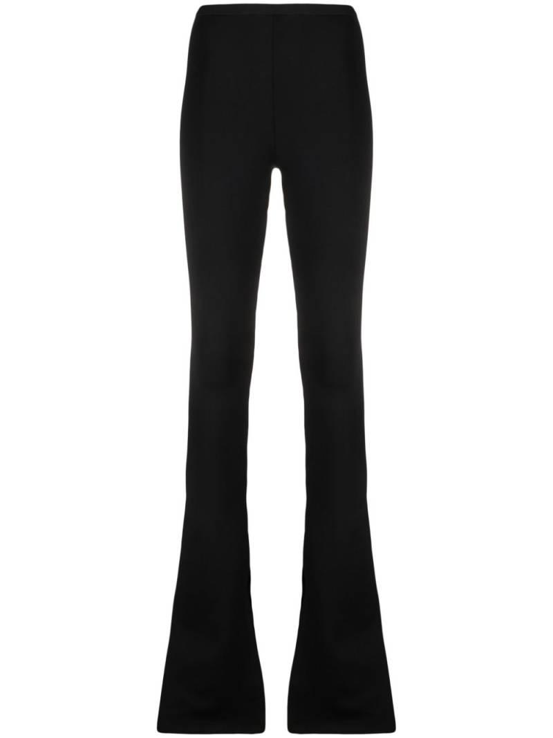 Rick Owens Lilies high-waist bootcut trousers - Black von Rick Owens Lilies