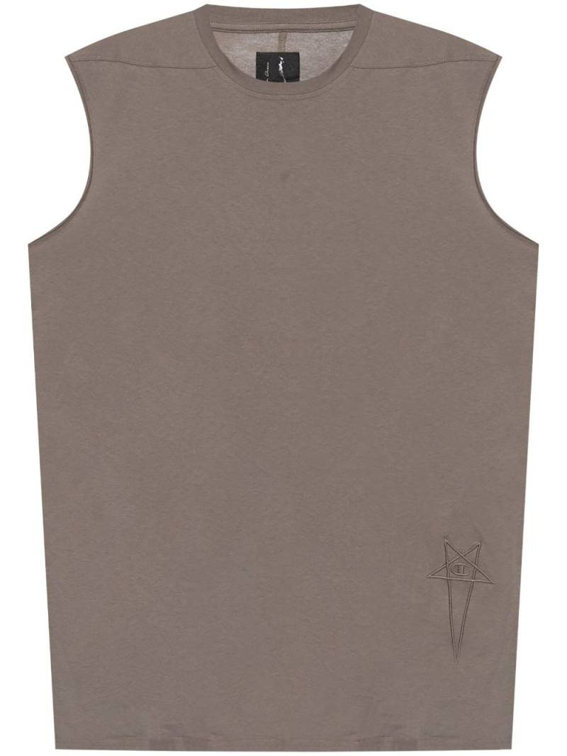 Rick Owens X Champion Tarp T cotton tank top - Grey von Rick Owens X Champion