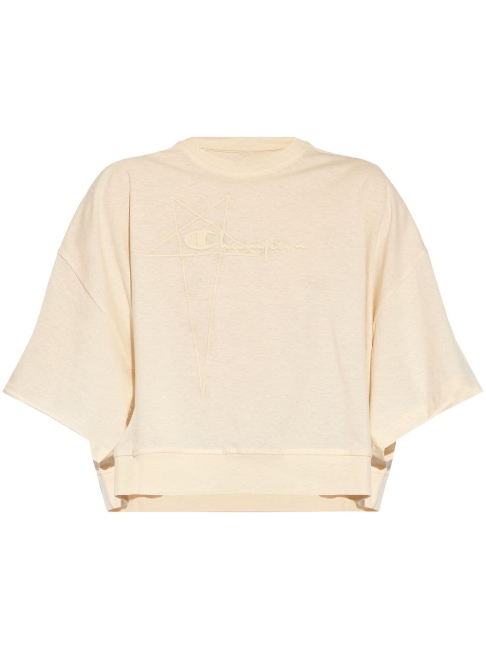 Rick Owens X Champion Tommy cropped sweatshirt - Neutrals von Rick Owens X Champion