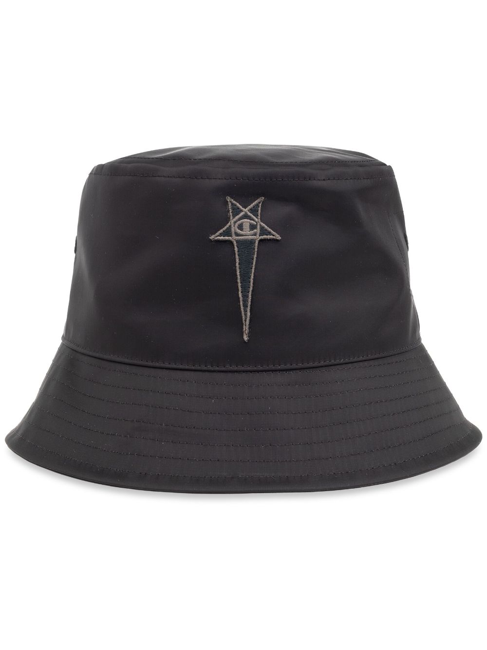 Rick Owens X Champion logo-patch bucket hat - Black von Rick Owens X Champion