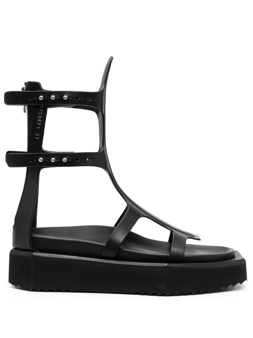 Rick Owens 55mm open-toe sandals - Black von Rick Owens