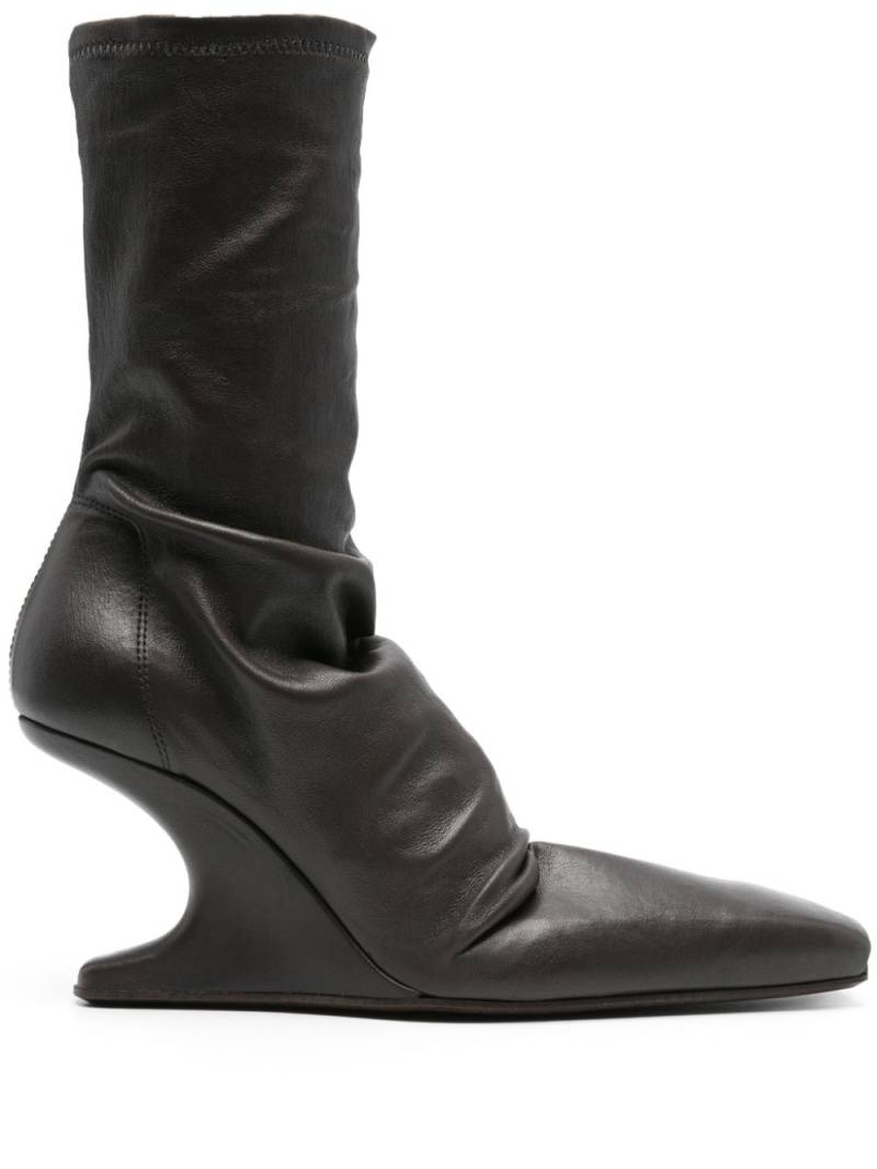 Rick Owens 85mm Cantilever 8 Sock boots - Brown von Rick Owens