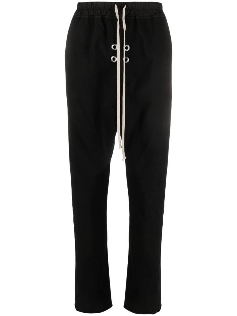 Rick Owens Berlin organic-cotton track pants - Black von Rick Owens