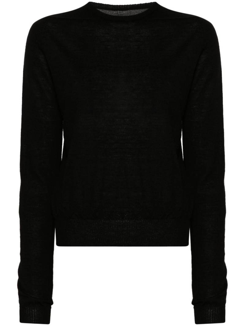 Rick Owens Biker Level sweater - Black von Rick Owens