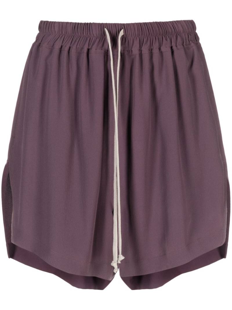 Rick Owens Boxers drawstring-waistband shorts - Purple von Rick Owens