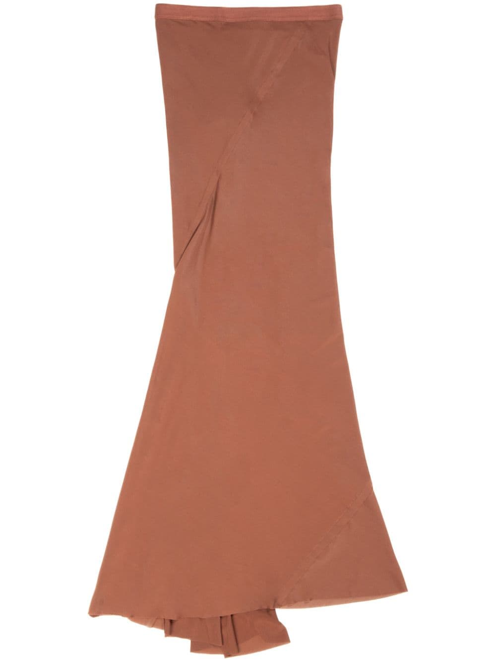 Rick Owens Calf Bias maxi-skirt - Brown von Rick Owens