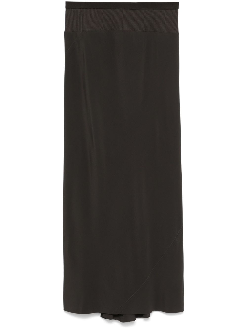 Rick Owens Calf Bias midi skirt - Grey von Rick Owens