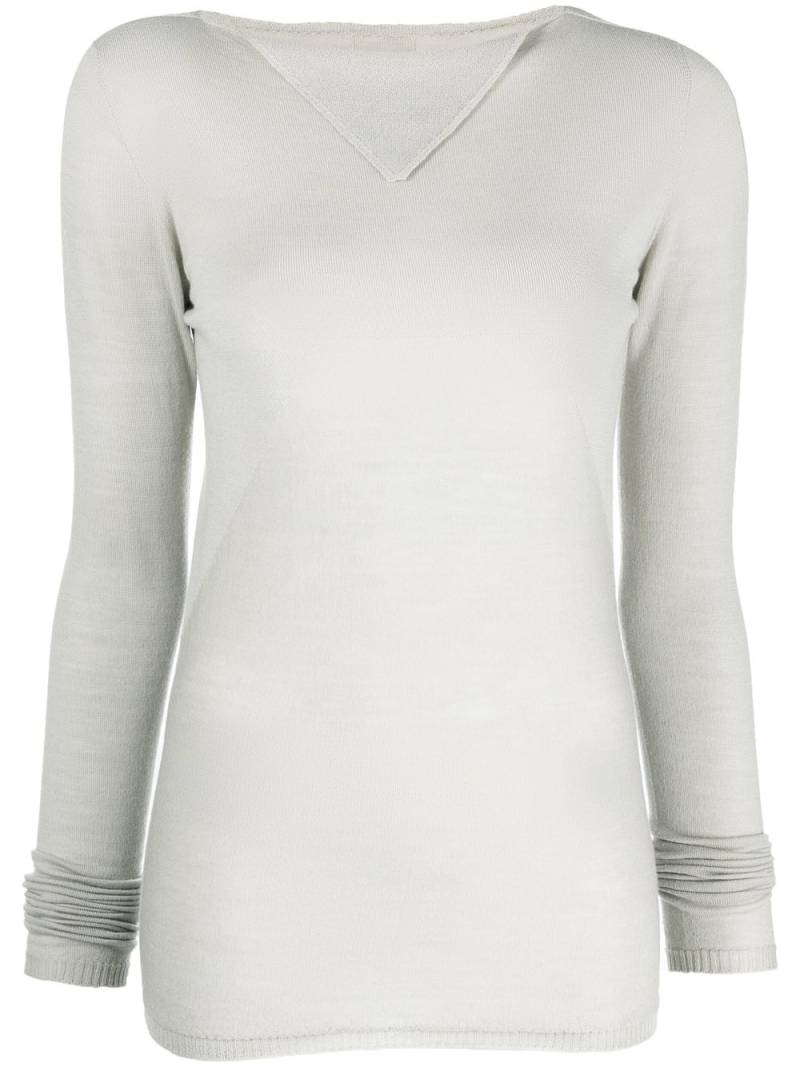 Rick Owens Column knit sweater - Neutrals von Rick Owens