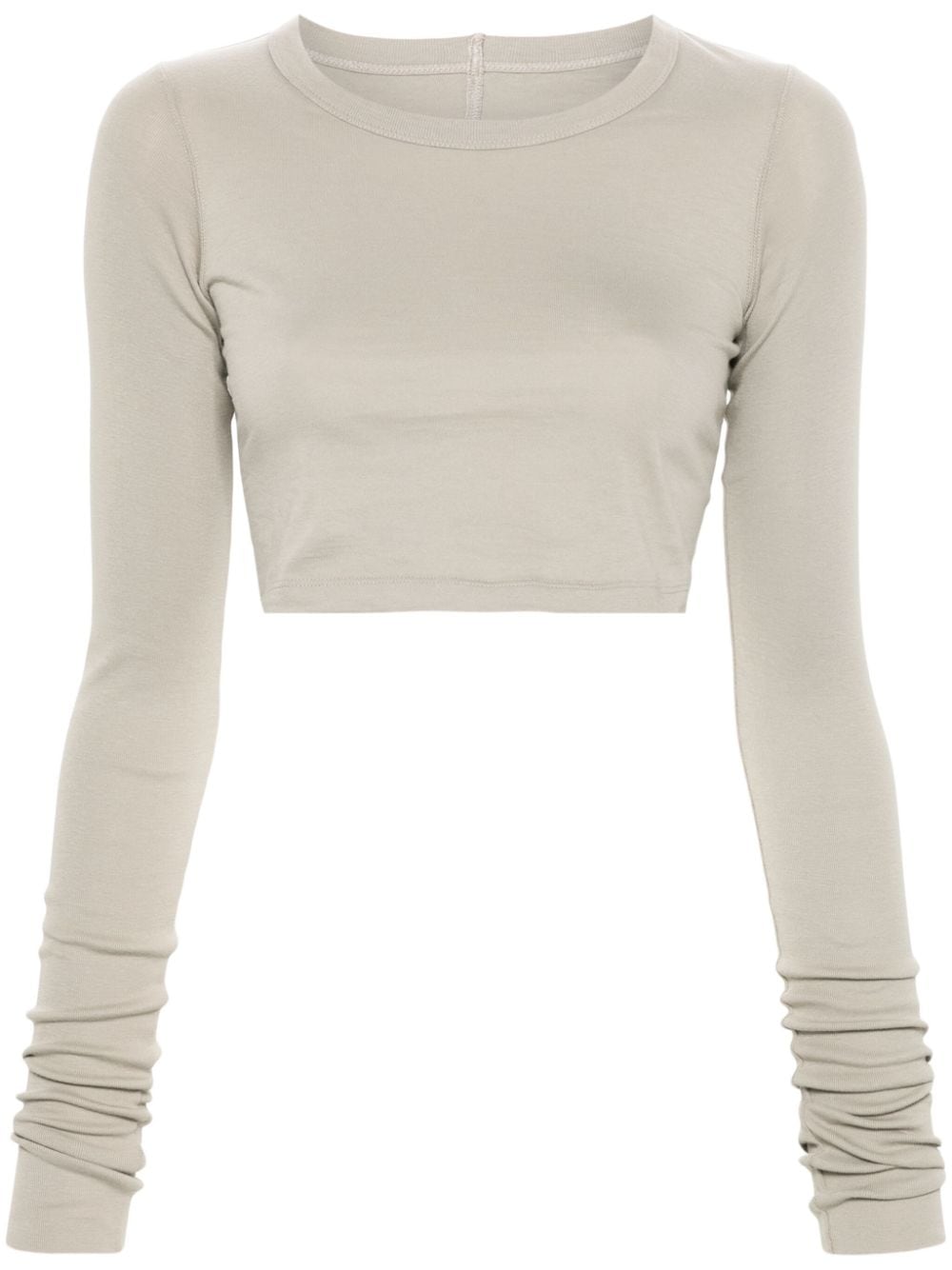 Rick Owens Crop T top - Grey von Rick Owens